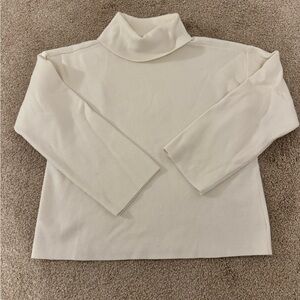 Wonderly Size Large Cream Colored Turtleneck Sweater